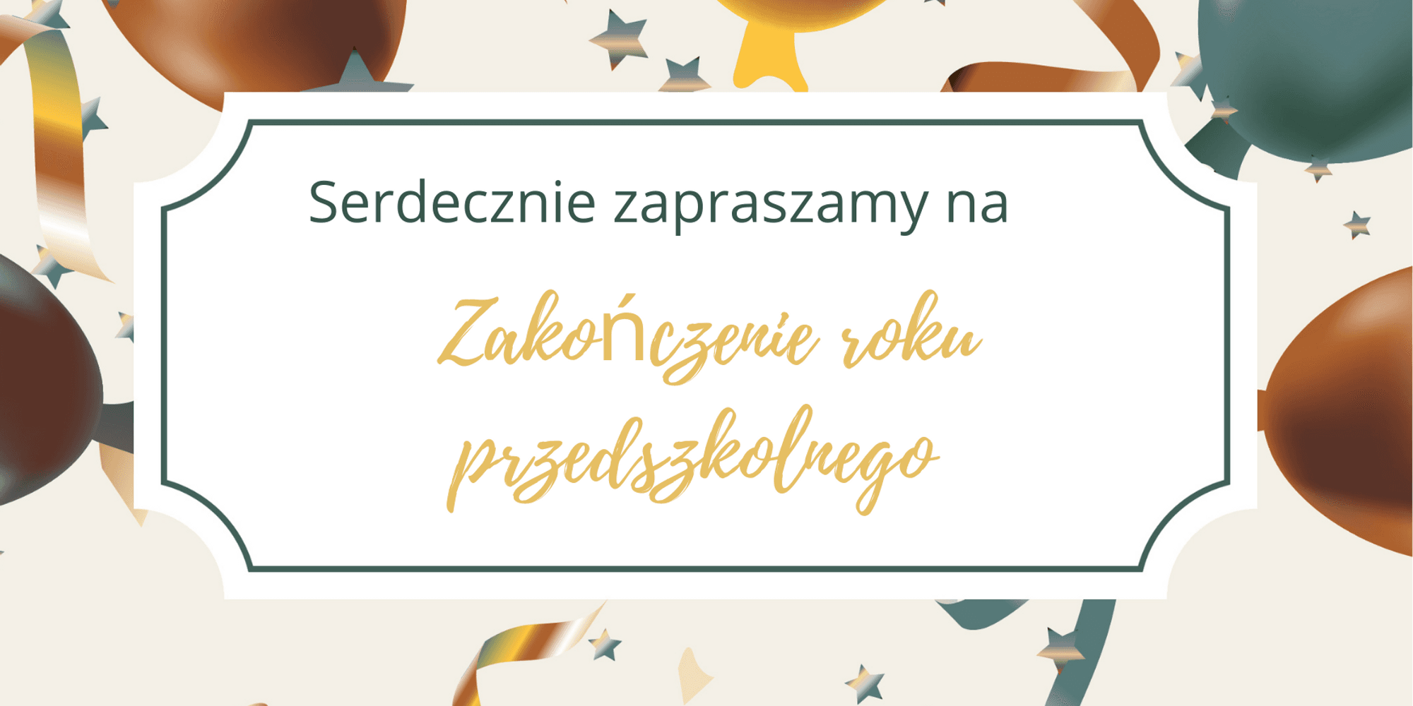 Okładka Piosenki na zakończenie roku szkolnego / przedszkolnego 